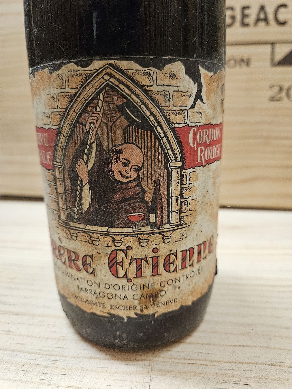 Vino: Frère Étienne Cordon rouge 1979 – Nuovo e nell'imballaggio originale da Zofingen venduto da WouterSamwel 3