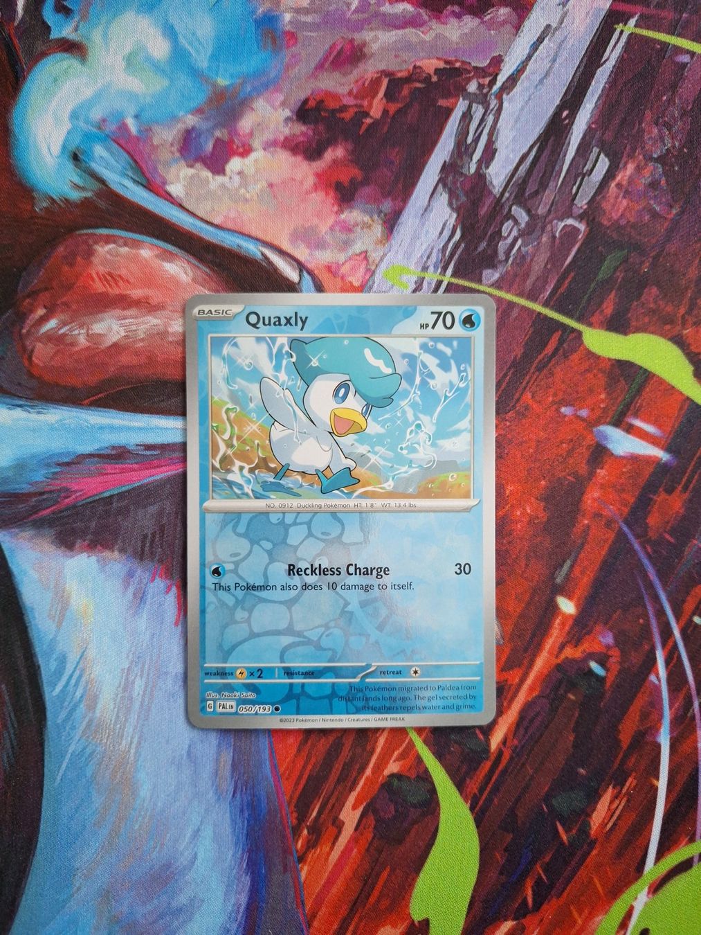 Pokémon Sammelbilder & Trading cards: Quaxly - Reverse Holo - Pokemon Paldea Evolved – Gebraucht aus Altstätten SG von GGsGameshop