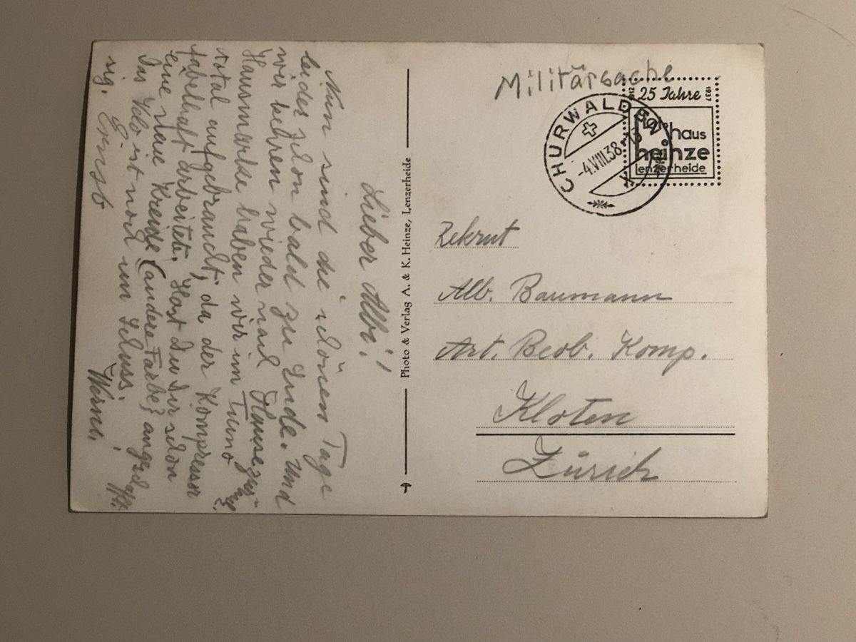 Cartoline postali: 2 uralte Ansichtskarten LENZERHEIDE - gelaufen – Usato da Lufingen venduto da Rac0 3