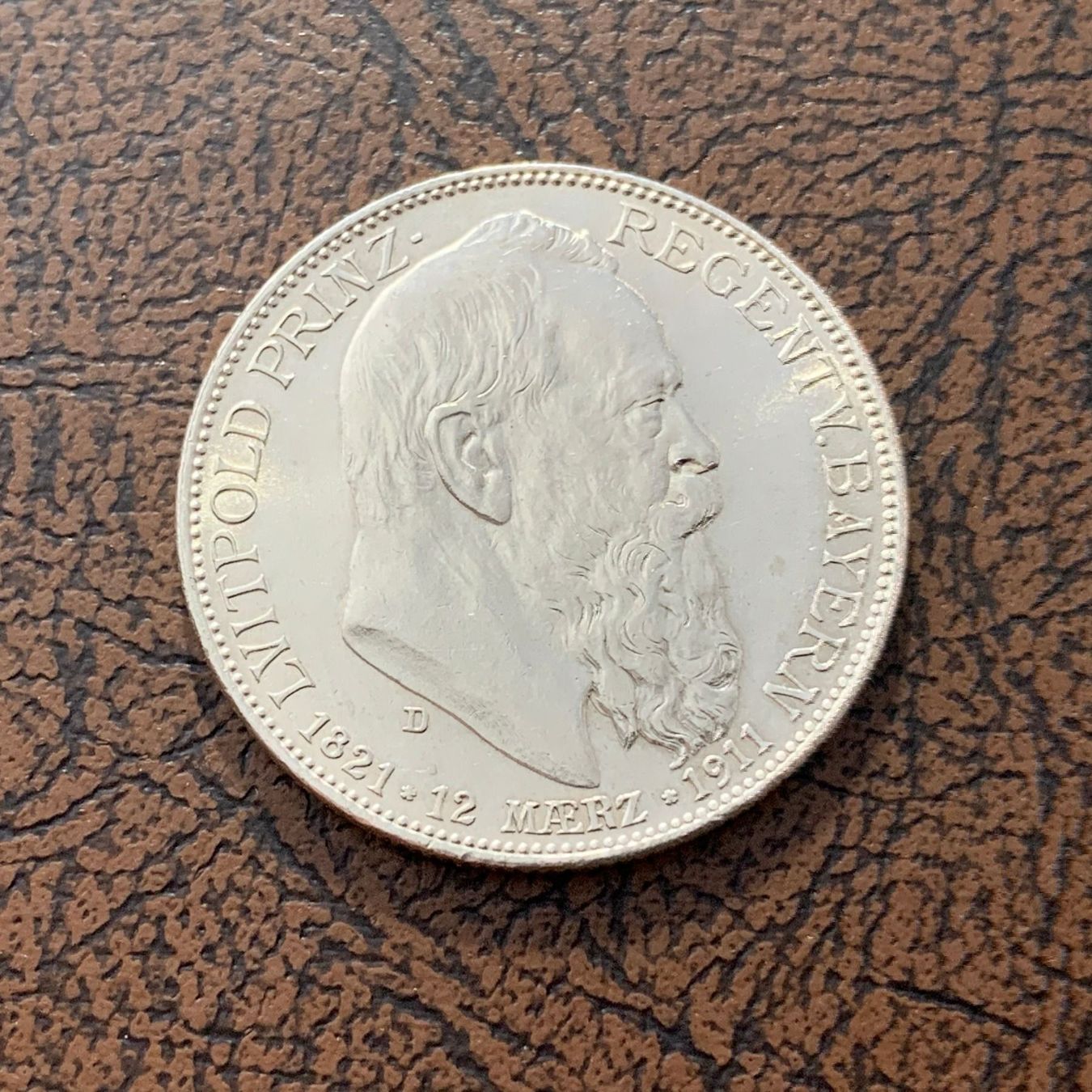 Tutti le monete: 2 Mark Silber Bayern 1911 D -unc – Usato da Reitnau venduto da tb-muenzen 3