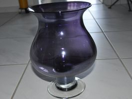 Bowle aus Glas / Vase