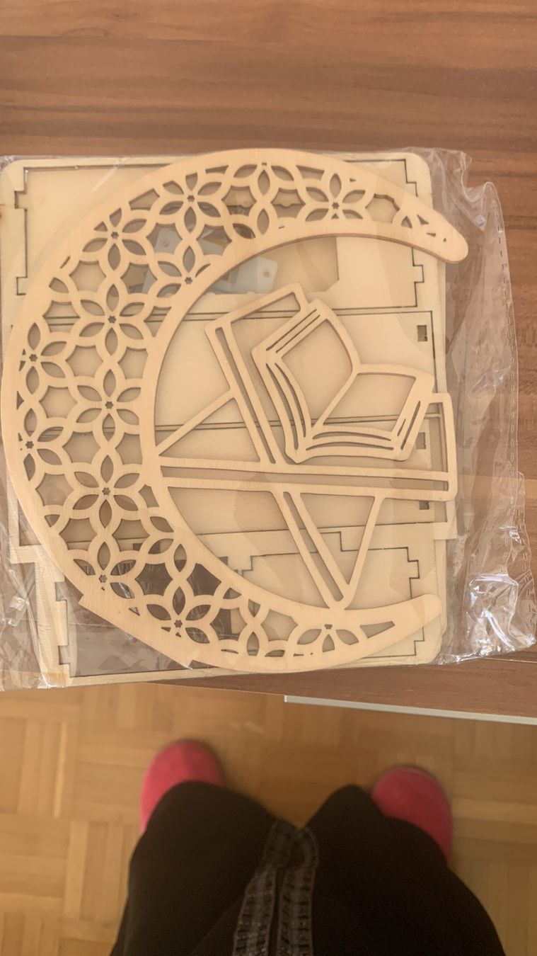 Lampen: Holz-Tischleuchte "Quraan" – Neu und originalverpackt aus Grenchen von SweetiesCH 3