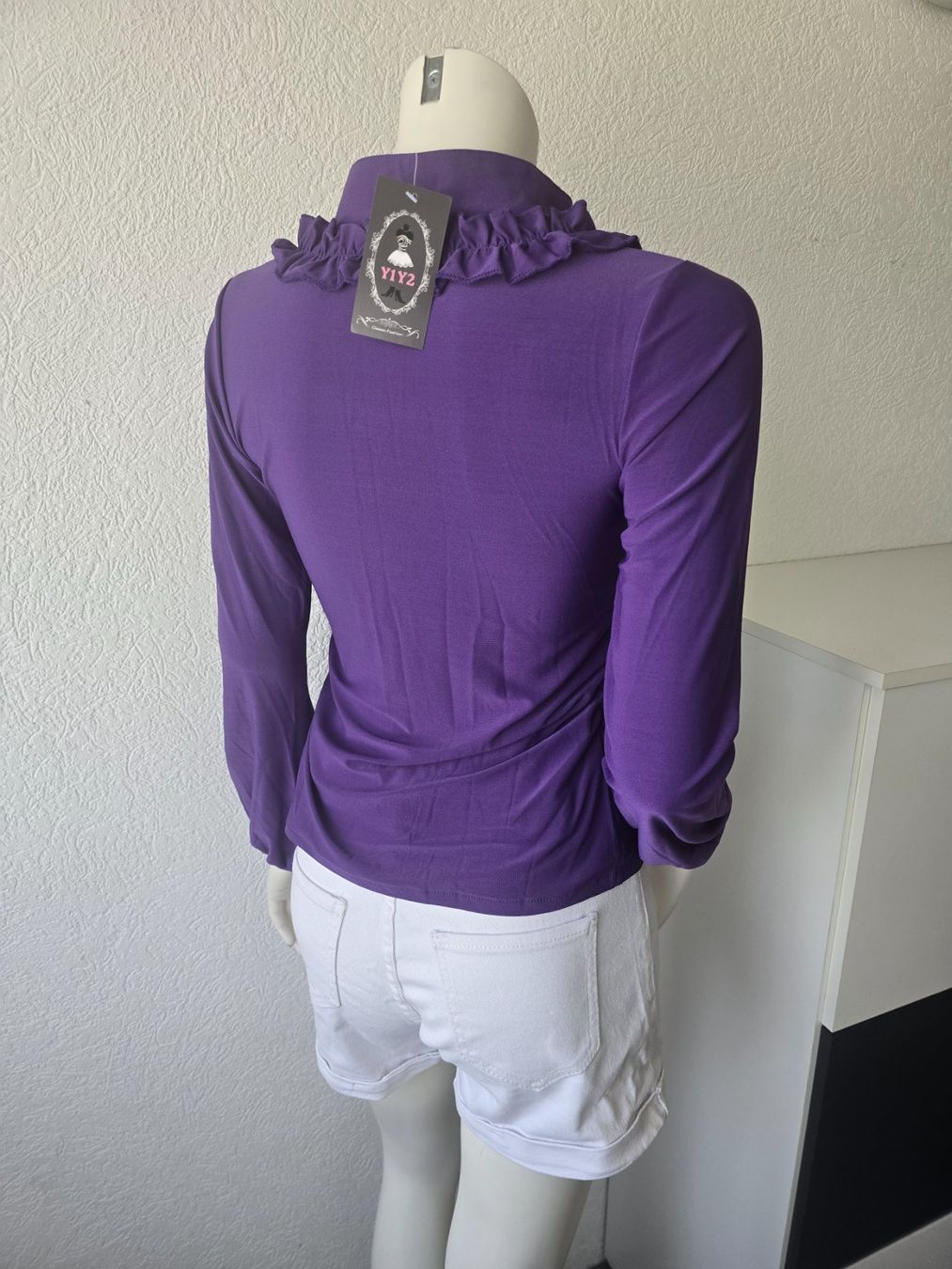 Camicette: Blouse Purple neuve T-s – Nuovo e nell'imballaggio originale da Les Verrières venduto da kitel79 8