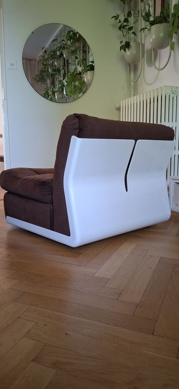 Sessel: Fauteuil Amanta modulaire C&B Mario Bellini, chauffeuse – Gebraucht aus Neuchâtel von Rochawood.rw 6