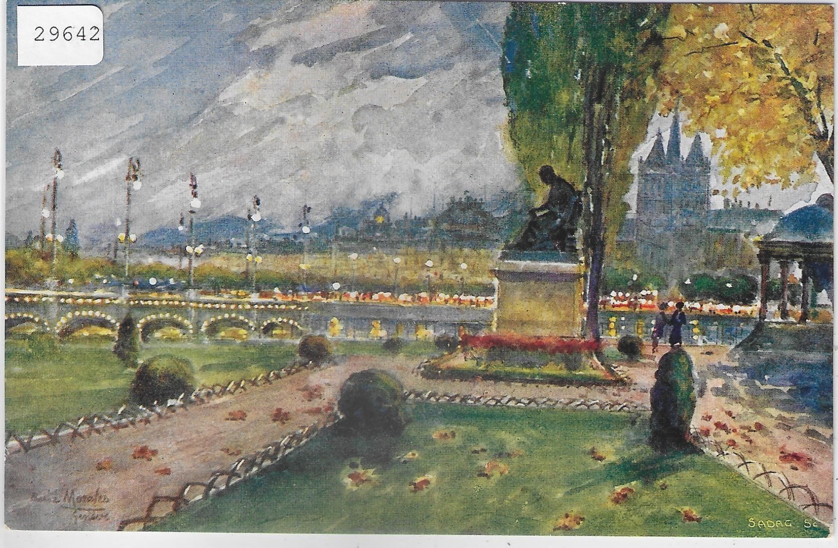 Cartes postales: Geneve - Statue J.-J. Rousseau – D'occasion à Ettingen par Kartenplanet