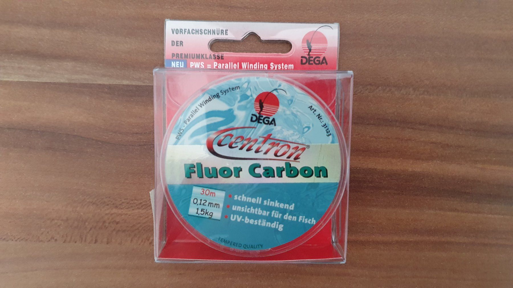 Canne da pesca: Jenzi Dega Centron Fluoro Carbon 30m, 0.12mm – Nuovo e nell'imballaggio originale da Grabs venduto da wiRD27rs