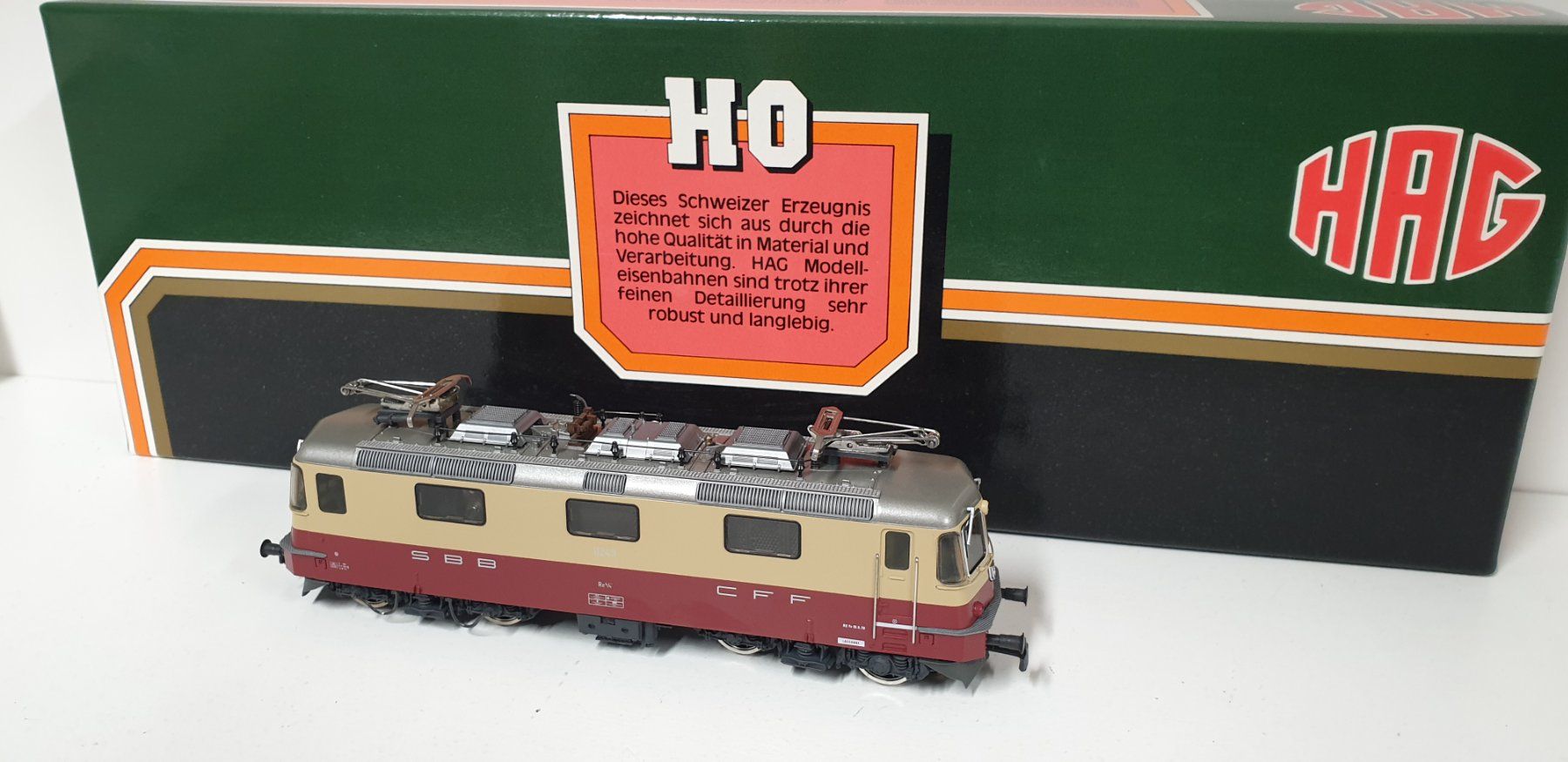 Hag Modellini di ferrovie: Hag SBB  Re4/4 TEE H0/AC Nr.216 – Nuovo (secondo la descrizione) da Geroldswil venduto da TopTrain54 2