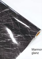 Marmor Folie schwarz glan *geeignet für Küche, Oberfläche*