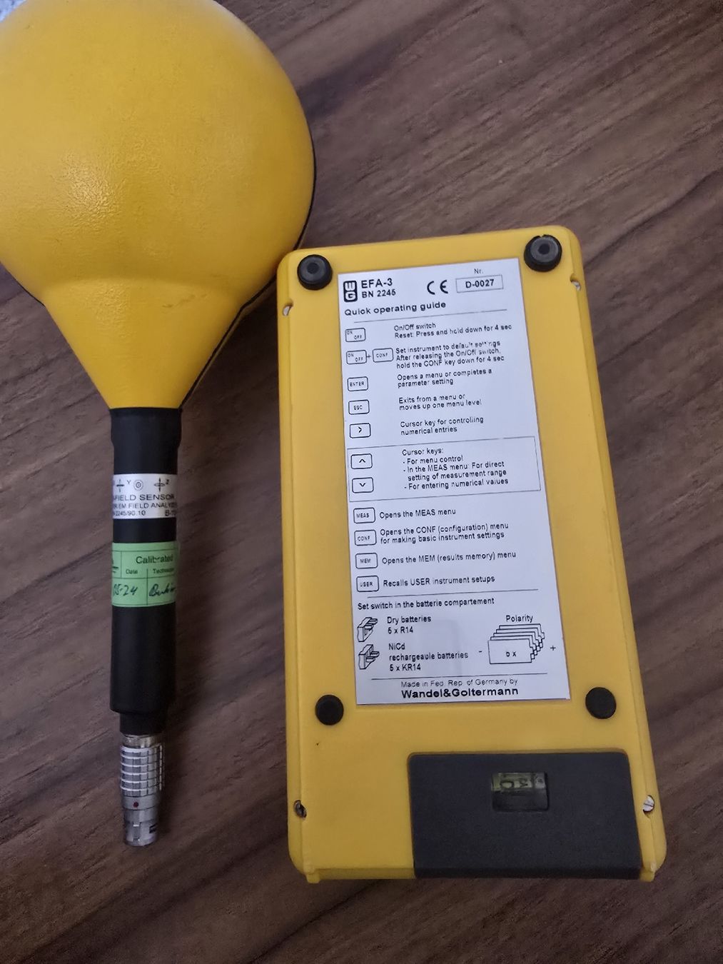 Misurare: Wandel & Goltermann EFA-3 Field Analyzer Set in Case – Usato da Amriswil venduto da bra_s9db 3