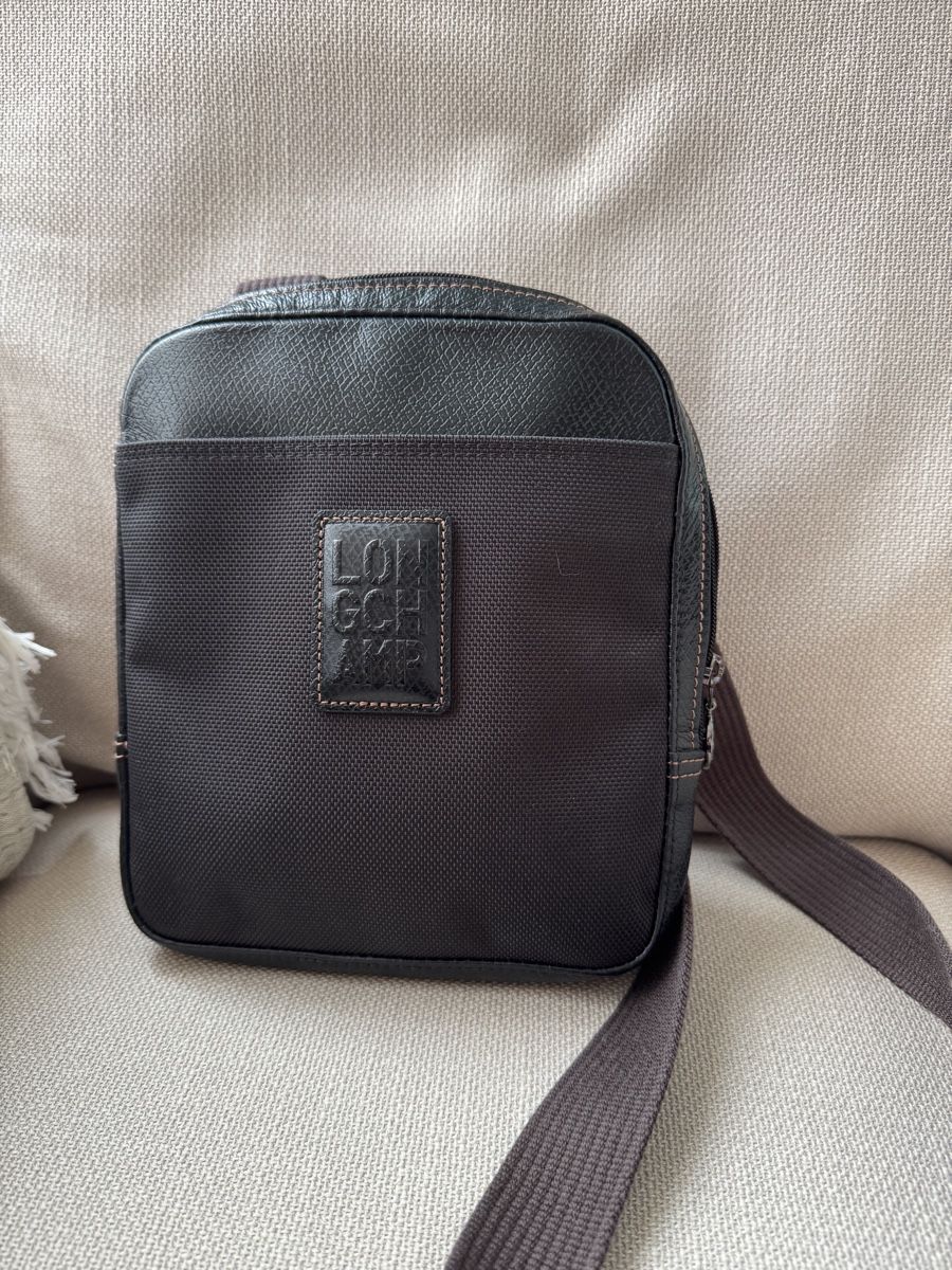 Longchamp Borse: Longchamp Umhängetasche Herren schwarz-braun – Nuovo (secondo la descrizione) da Muttenz venduto da einfach-schoen