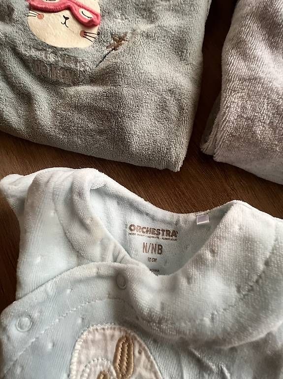 Pyjamas & Ähnliches: LOT DE 5 PYJAMAS CHAUDS BÉBÉ  NAISSANCE/1 MOIS  – Gebraucht aus Dugny (Leytron) von Broc.Box 3
