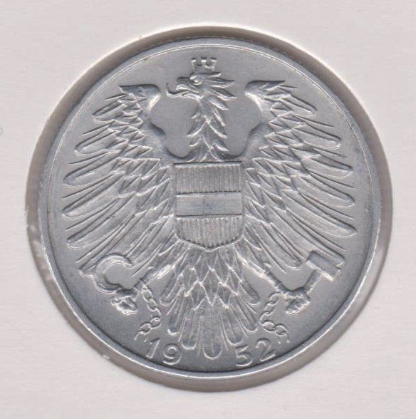 Tutti le monete: Austria 5 Schilling 1952 II. Republik – Usato da WilSG venduto da Wil10