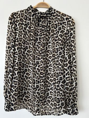 Bluse Leomuster, Gr. 38/40