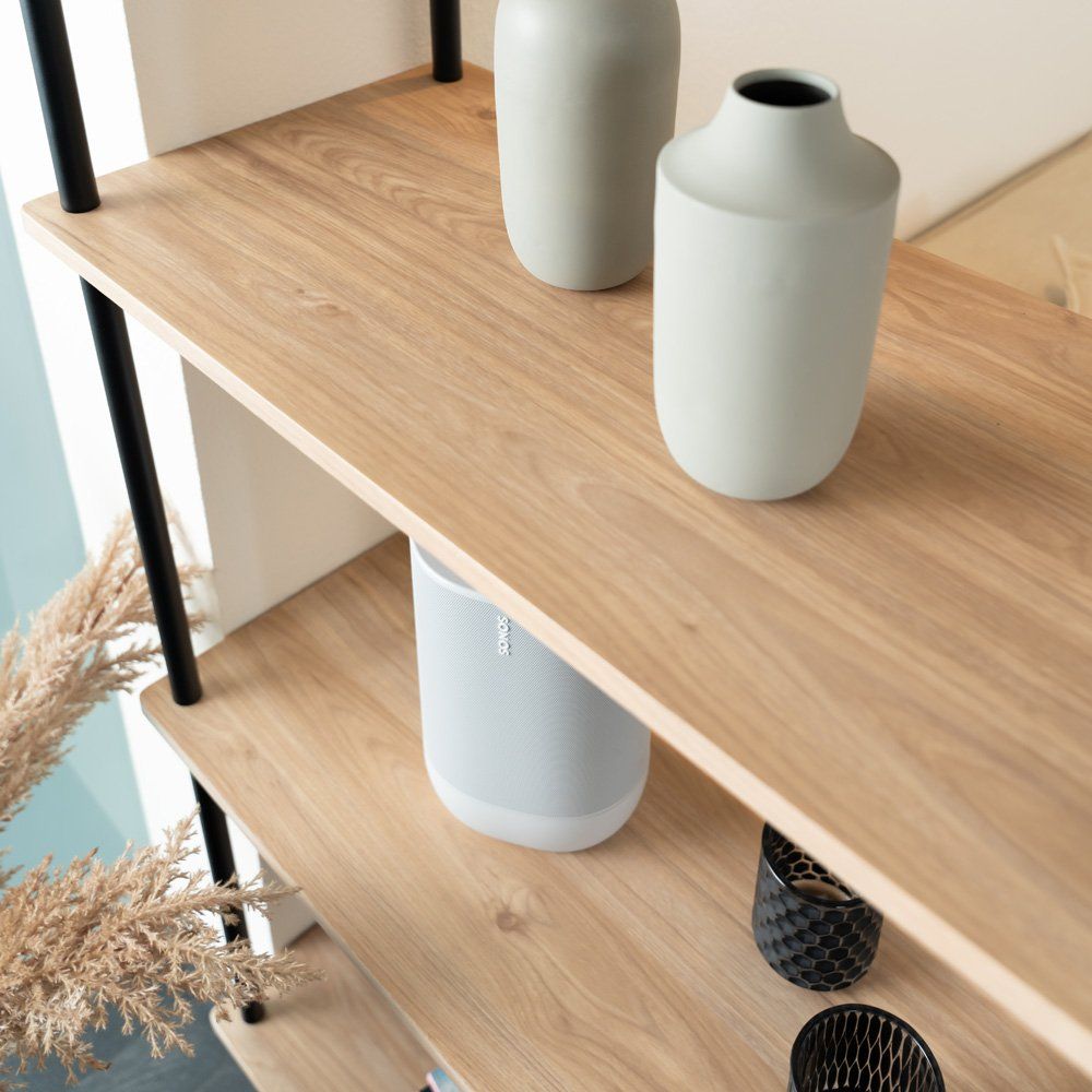 Scaffali: Regal DUNI - Light Oak - 140x35x196cm – Nuovo e nell'imballaggio originale da Wallenwil venduto da toesstal-vertrieb 4