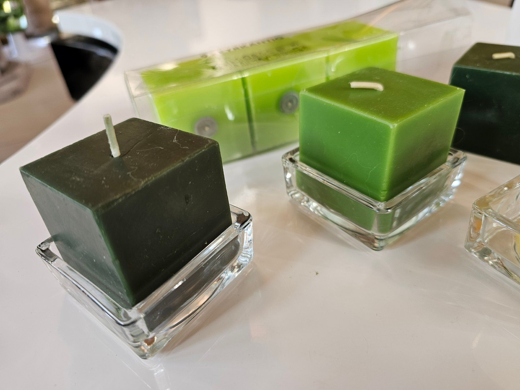 Candele: Kerzen - Set & 5 kleine Kerzenhalter – Nuovo (secondo la descrizione) da Einigen venduto da Pretorius66 3