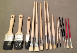 Lot de 15 pinceaux Pebeo variés état neuf 