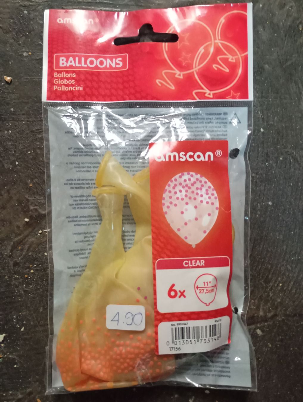 Tutte le decorazioni: 6 Ballone Konfetti Pastell ass – Nuovo (secondo la descrizione) da Winterthur venduto da pjuma01