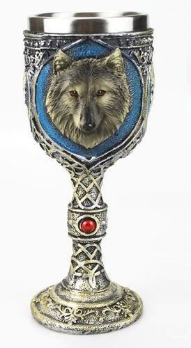 Apribottiglie & Tappi per chiusura: 3D-Weinkelch - Wolf – Nuovo e nell'imballaggio originale da Buchs SG venduto da Skullep 1