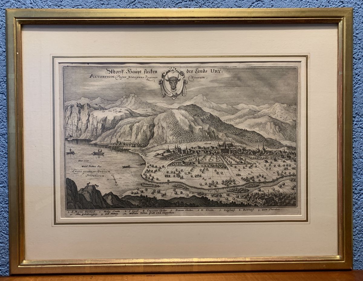 Incisioni: Gravure de ALTDORF par M. Meriam – Usato da Veytaux venduto da Latourelle
