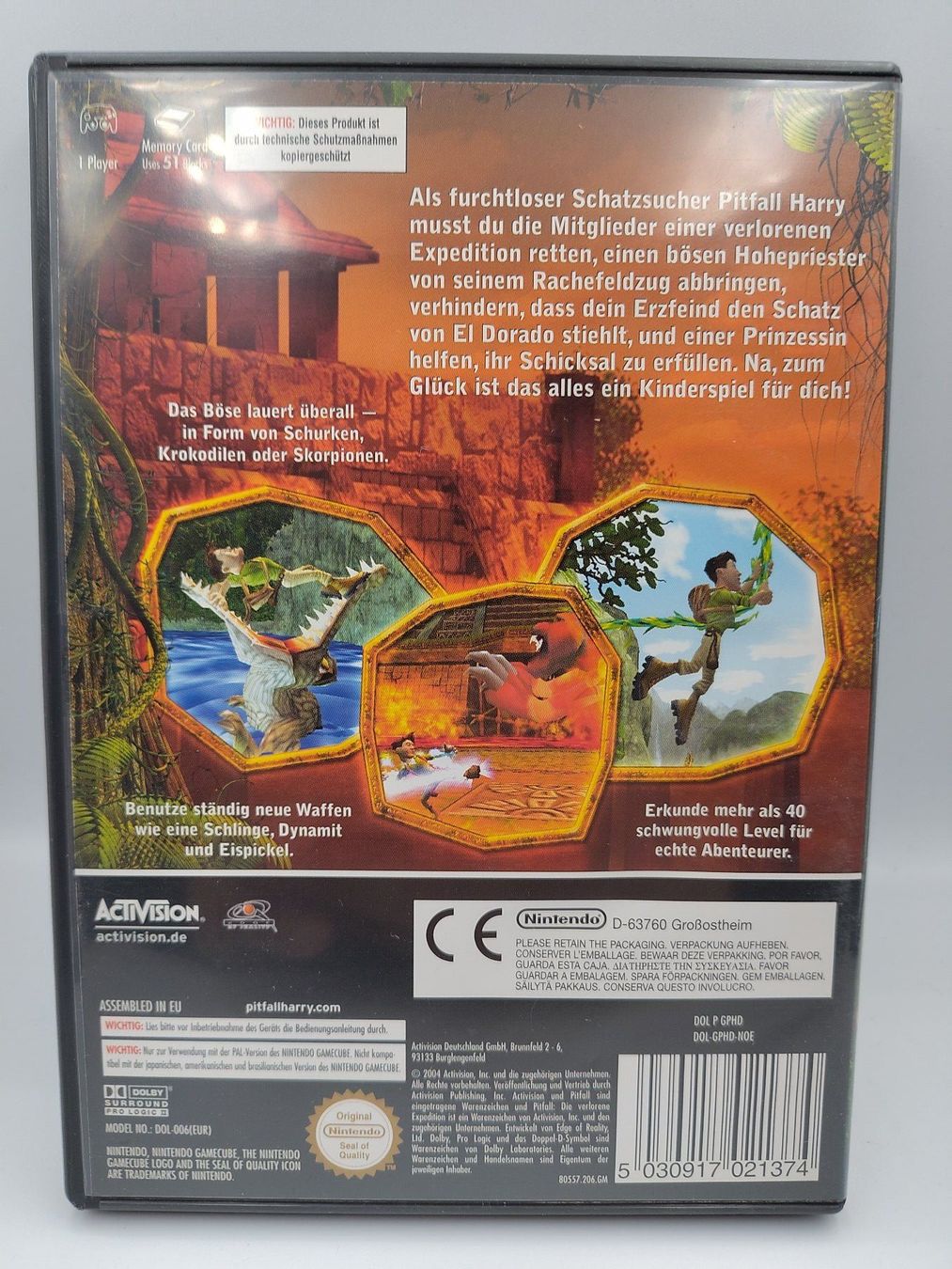 Nintendo Giochi: Pitfall Die verlorene Expedition /Lost Expedition (Gamecube) – Usato da Kloten venduto da SuperRetroPixels 1