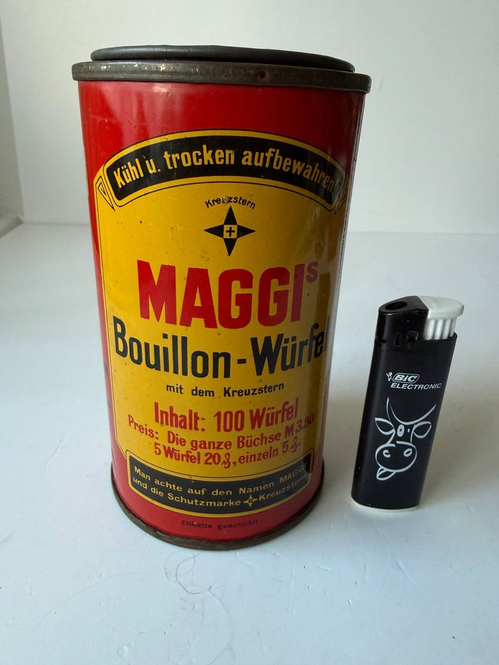 Tutte le decorazioni: Antike Maggi Dose – Usato da Zwingen venduto da moje1 6