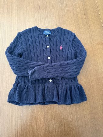 Polo Ralph Lauren Strickjacke, Gr. 98, Dunkelblau, Top!