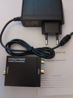 Analog zu Digital Konverter mit Netzteil zum Aufladen