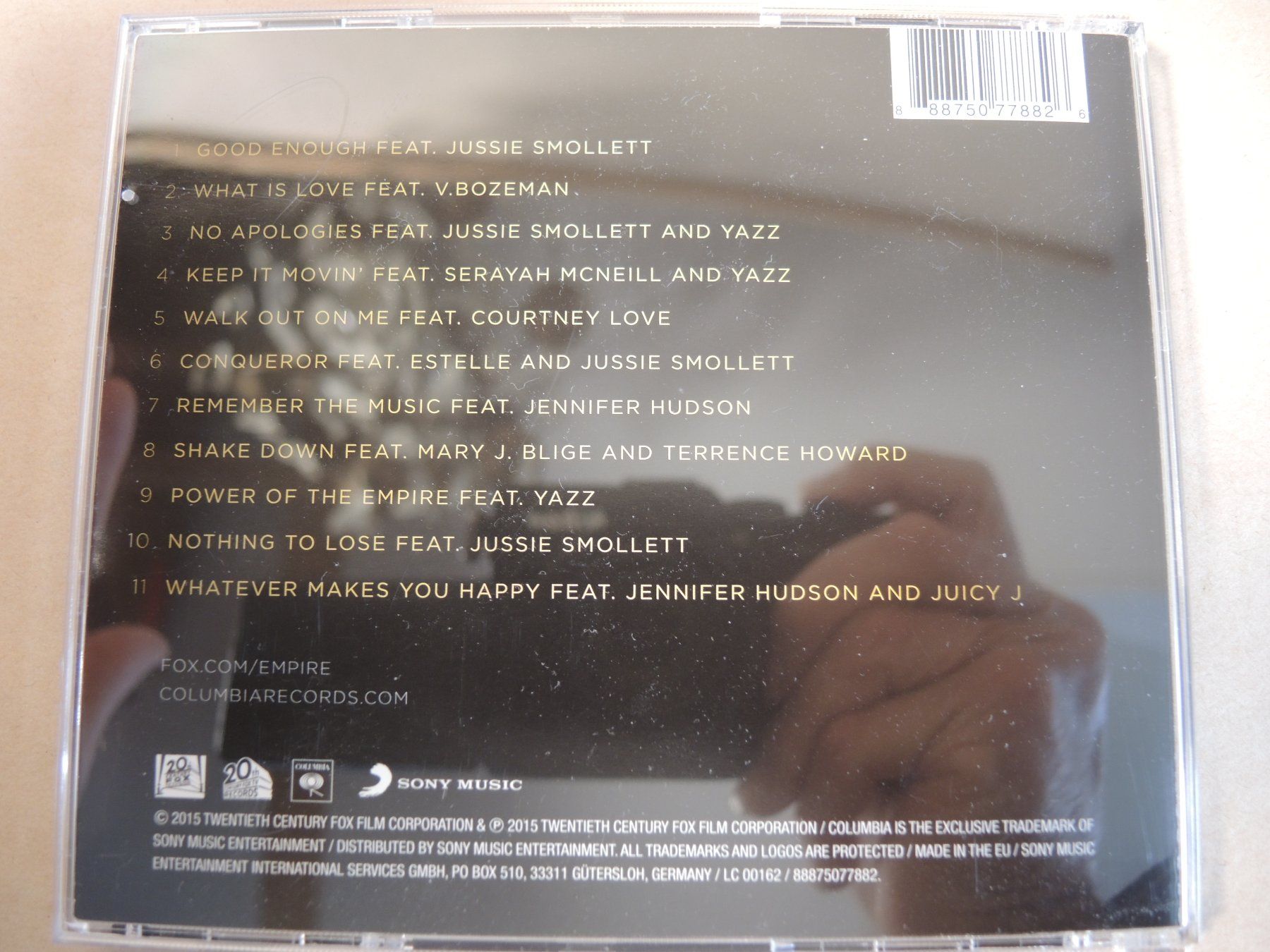 CD: Empire Staffel 1 Soundtrack CD – Usato da Rorschach venduto da maeck8 3