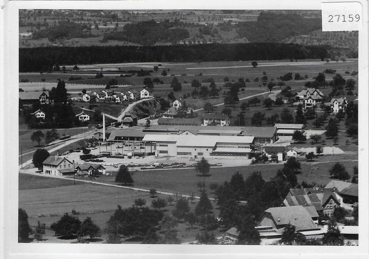 Cartes postales: Flugaufnahme Bettwiesen - Bahnhof – D'occasion à Ettingen par Kartenplanet