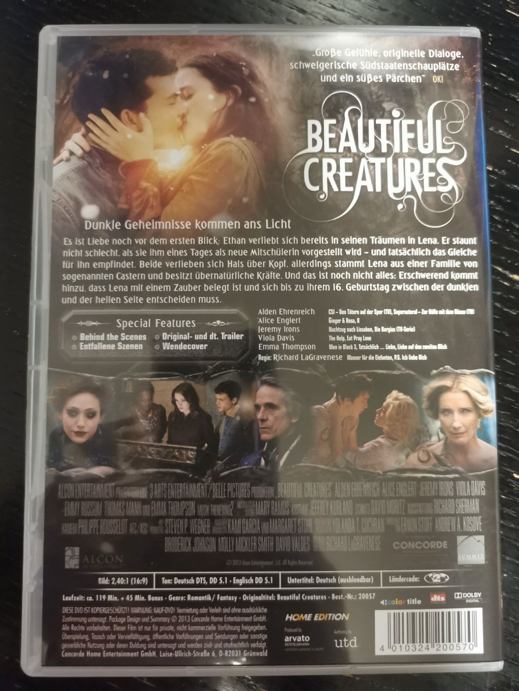 Alle DVDs: DVD Beautiful Creatures - Eine unsterbliche Liebe – Gebraucht aus Zürich von fil_t2br 1