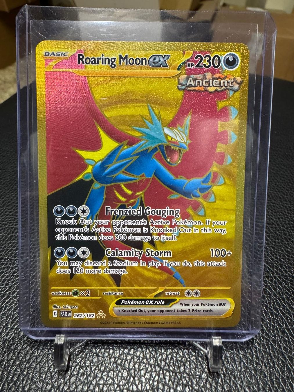 Pokémon Carte collezionabili: Roaring Moon ex | Secret Rare | PAR 262/182 | EN – Usato da Spreitenbach venduto da Snacky96 2