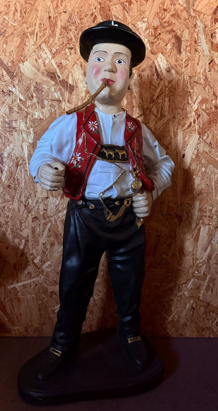 Statuette: Deko Figur Jodler 2 Schweizer Trachtenfigur – Usato da Rossrüti venduto da Workoholic63