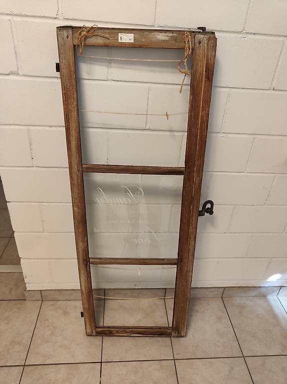 Tutte le decorazioni: Deko Holz Fenster mit Spruch – Usato da Kestenholz venduto da Tamazim 1