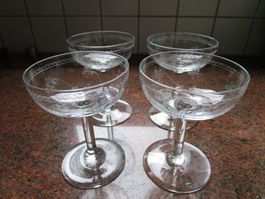 4 Cocktail/Martini Gläser