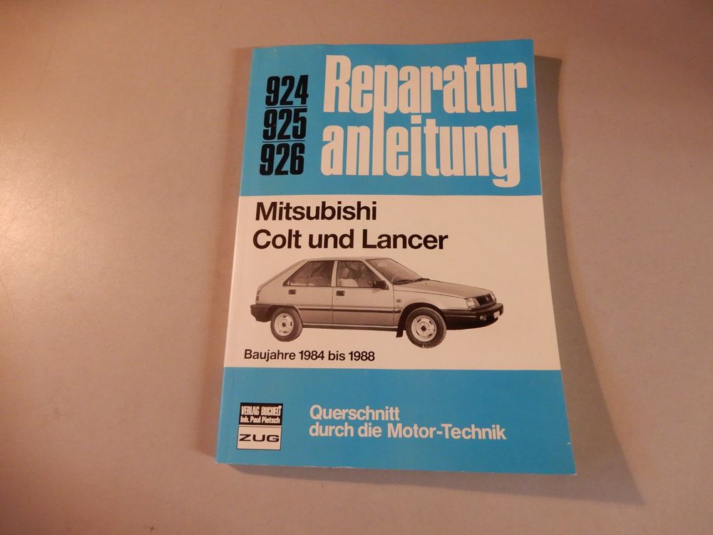 Libri: Mitsubishi Colt/Lancer: Reparaturanleitung Baujahr 1984-1988 – Usato da Erstfeld venduto da Mario_boe0