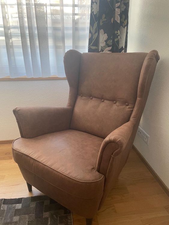 Strandmon Ohrensessel von Ikea, neuwertig Kaufen auf Ricardo
