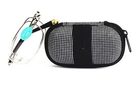 Formschöne, zusammenlegbare Lesebrille +2.5 mit Schutzetui
