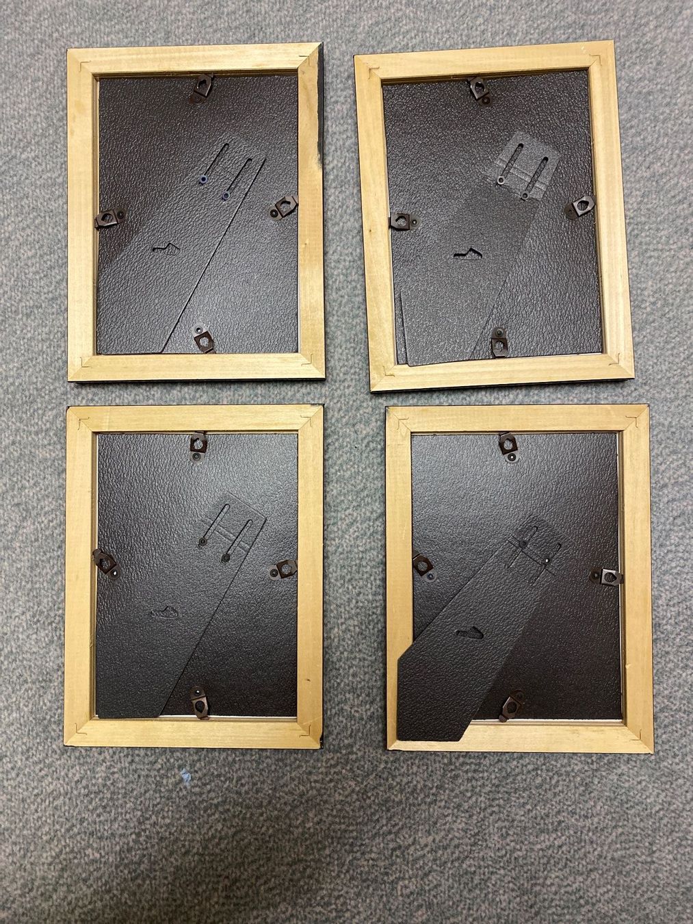 Cornici: 4er Set Bilderrahmen 13x18cm, Gold-Schwarz – Usato da Münchwilen TG venduto da wisomaroma 1