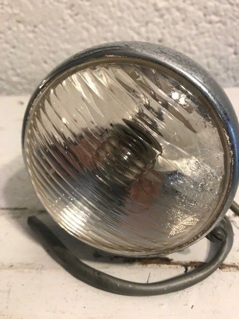 ANCIEN PHARE MOTO PUCH avec compteur old motorcycle headlight PUCH moto
