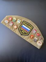 Calot Militaire Russe Soviétique (Pilotka) Garnie de Insigne