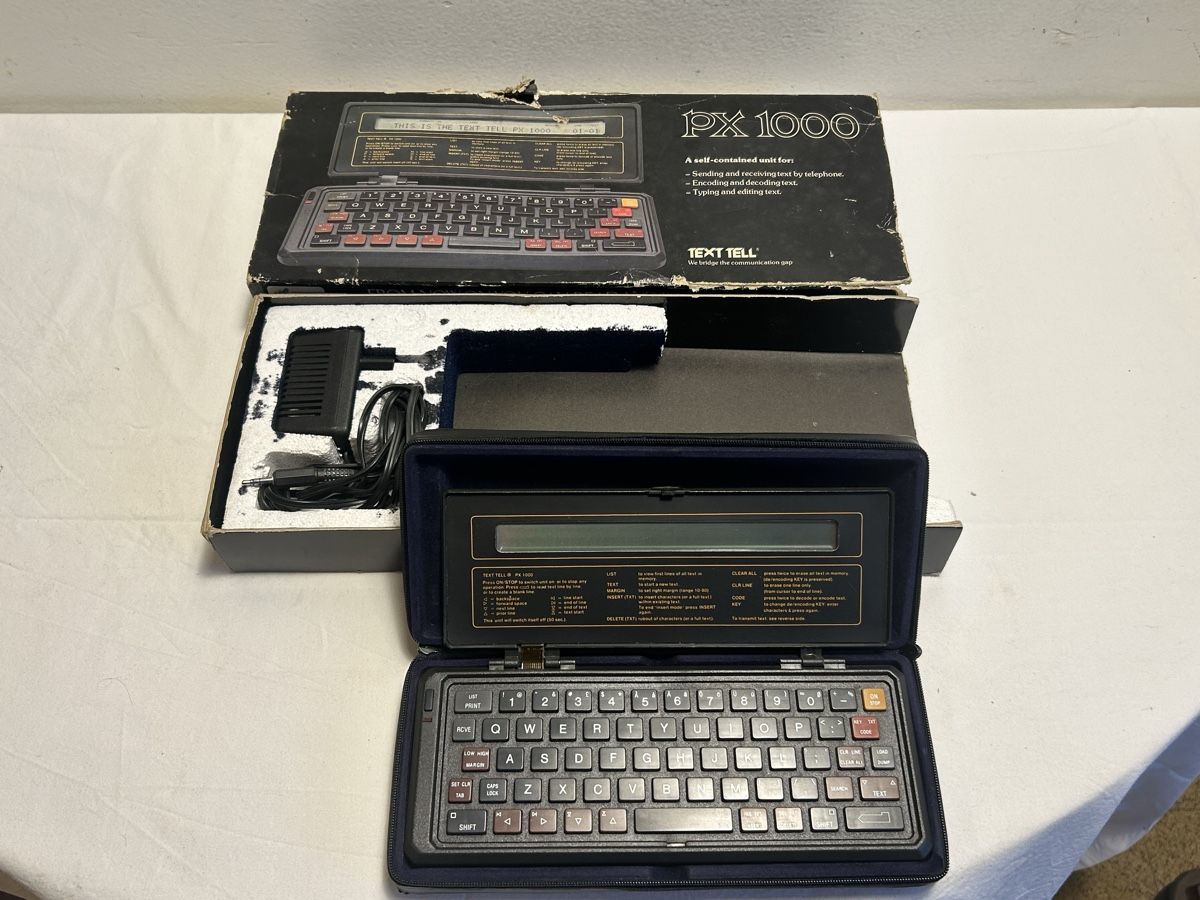 PC: Text Tell PX 1000 – Usato da Geneve venduto da Fil1997
