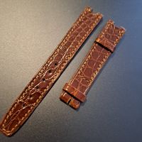 Omega Armband Leder 16mm