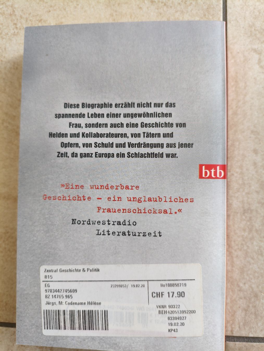 Libri: Michael Jürgs: Codename Hélène – Usato da Eglisau venduto da bom_z87g 1