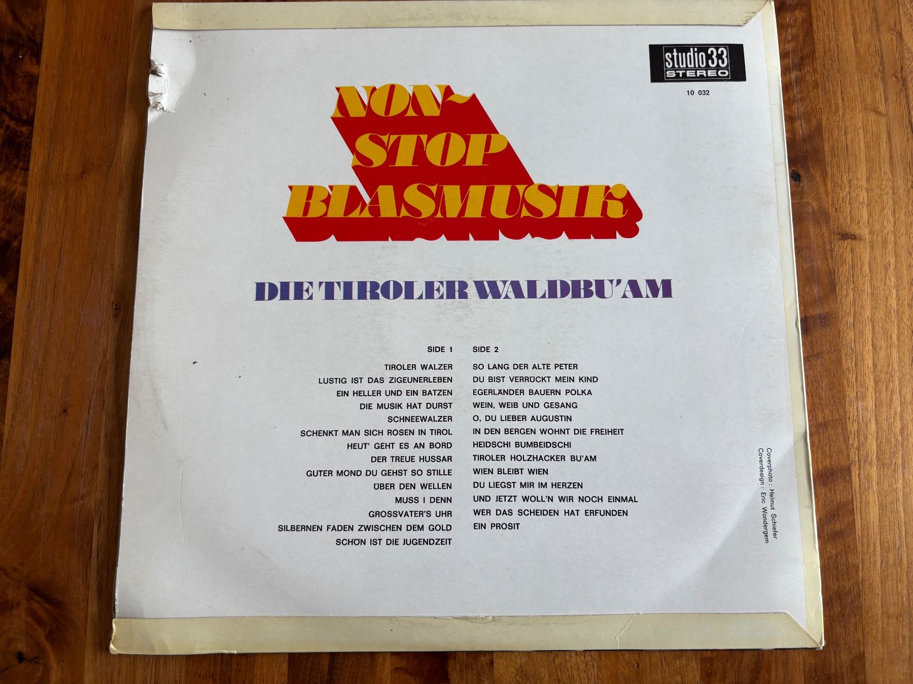 Schallplatten: LP Nonstop Blasmusik, die Tiroler Waldbuam – Gebraucht aus Balsthal von Uroby 1