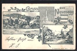 Litho Neuenegg, Denkmal, Strassenpartie 