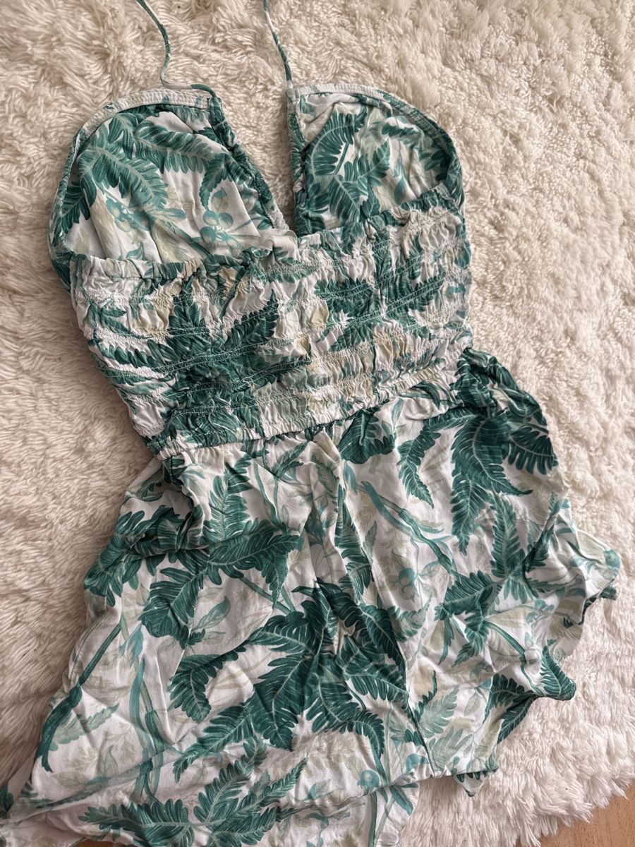 Jumpsuits: Sommerkleid, Overal, S, Palmdesign – Gebraucht aus Gebenstorf von Silversalmon 2