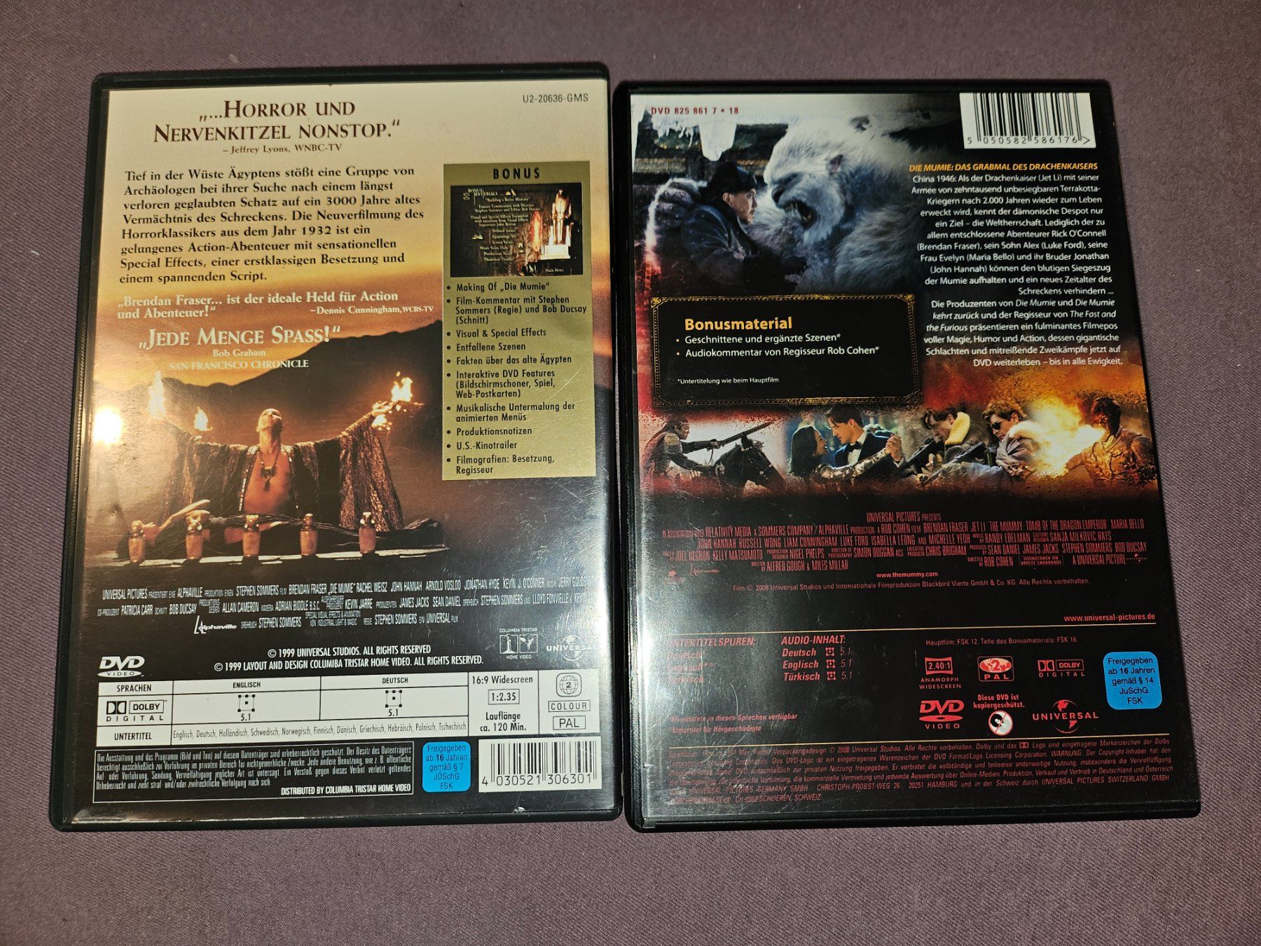 Tous les DVDs: DVD Paket: Mumie – D'occasion à Thun par Shame 1