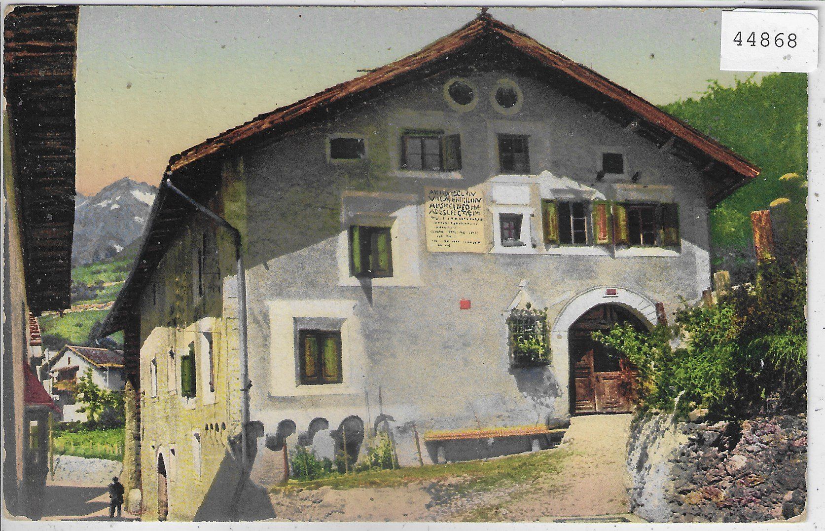 Cartoline postali: Bündner Häuser - Filisur - Litho – Usato da Ettingen venduto da Kartenplanet