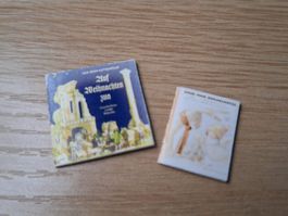 2 Weihnachts Bücher für Puppenhaus Bodo Hennig