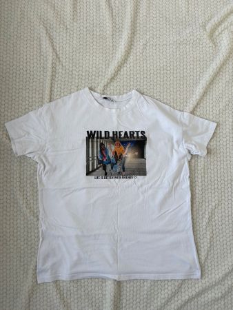 tshirt blanc avec photo New Yorker